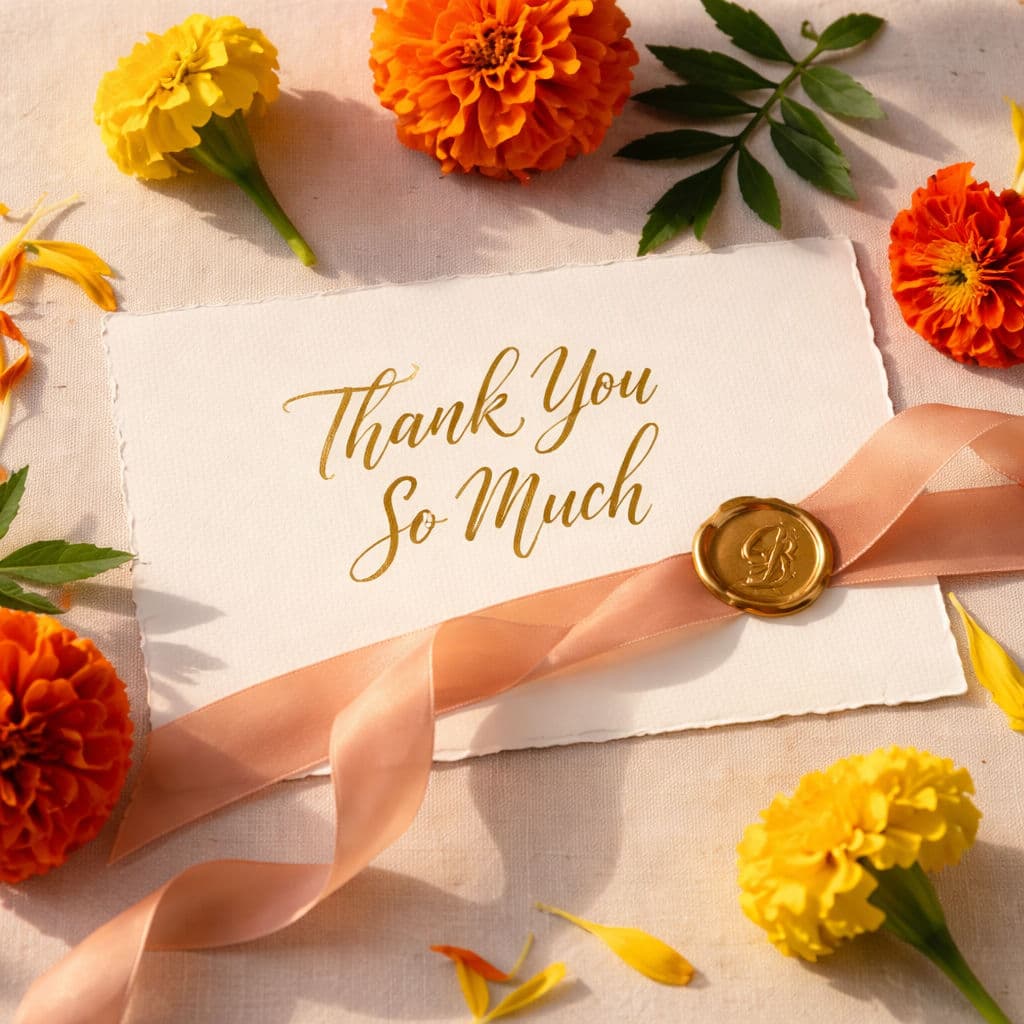 Designed, printed and placed inside every gift